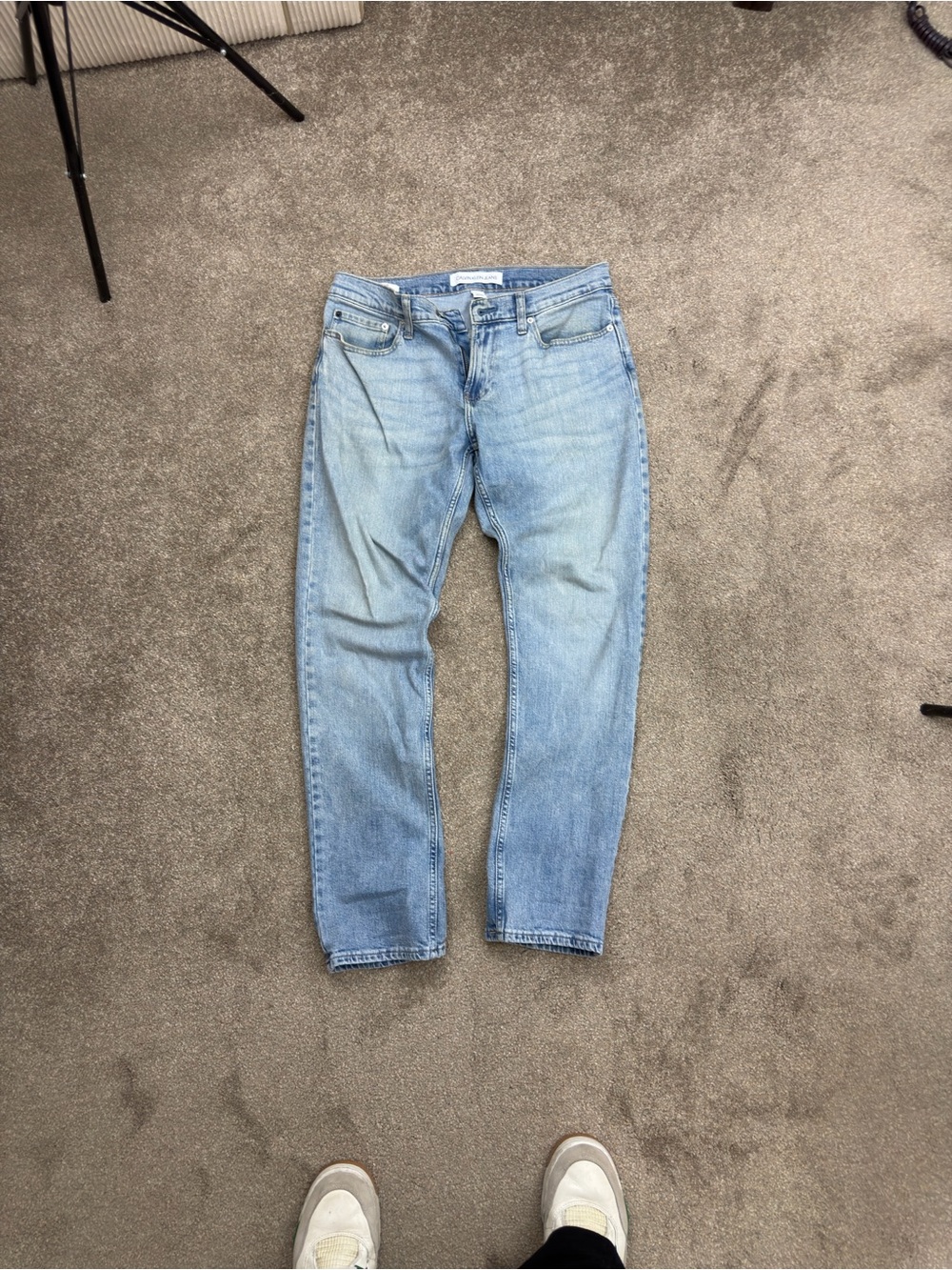 Calvin Klein Jeans Faded Light Blue Denim Jeans